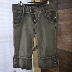 Leemo Usa Straight‎ Leg Jeans stylish Women's Cropped Jeans Size 13